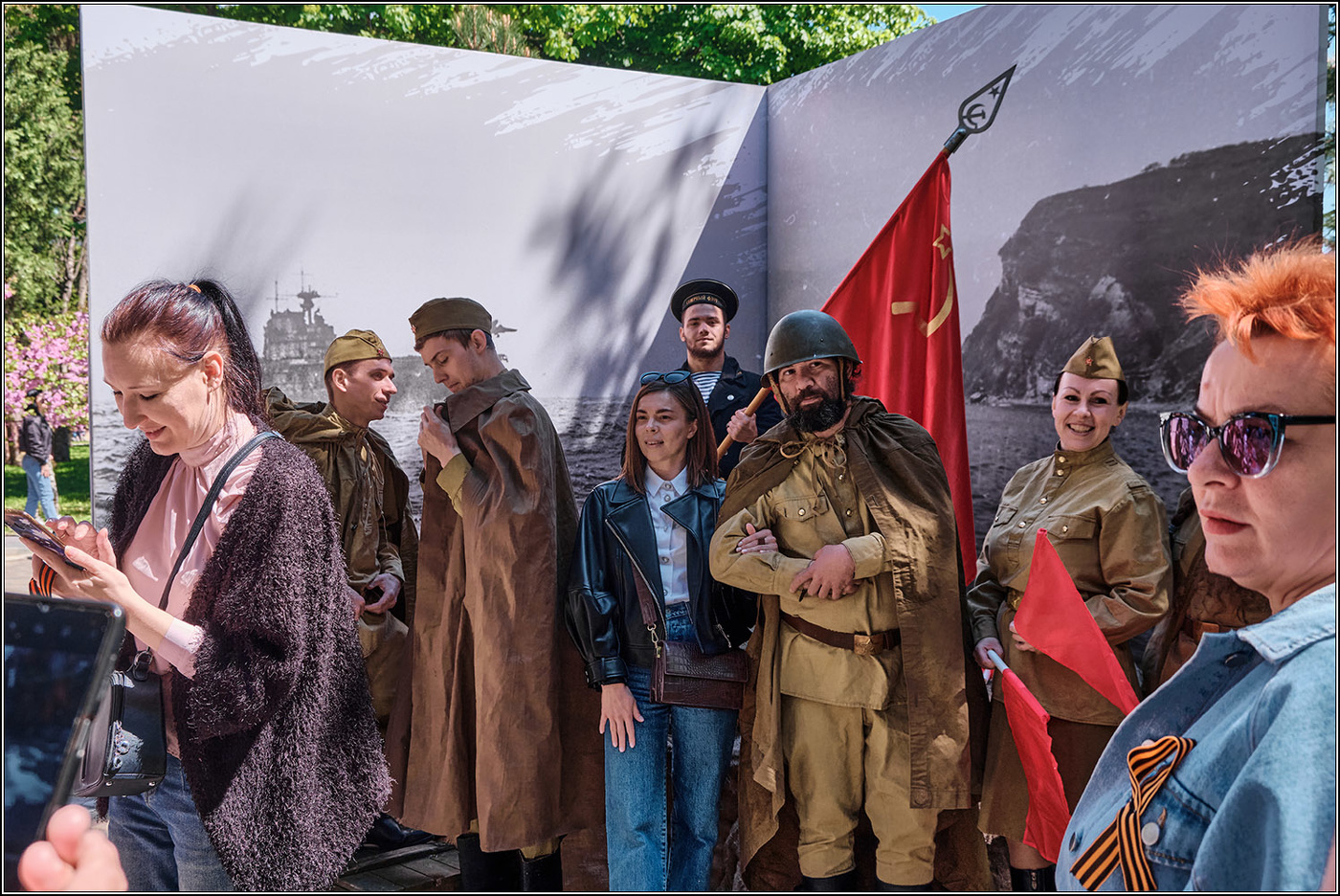 Анапа отмечает День Победы.