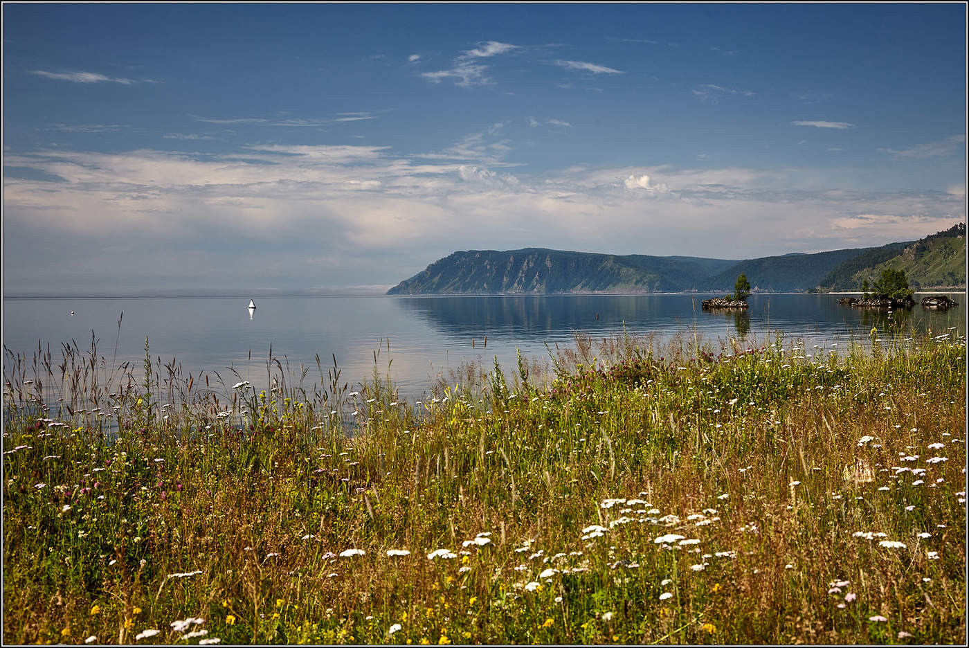 На Байкале.