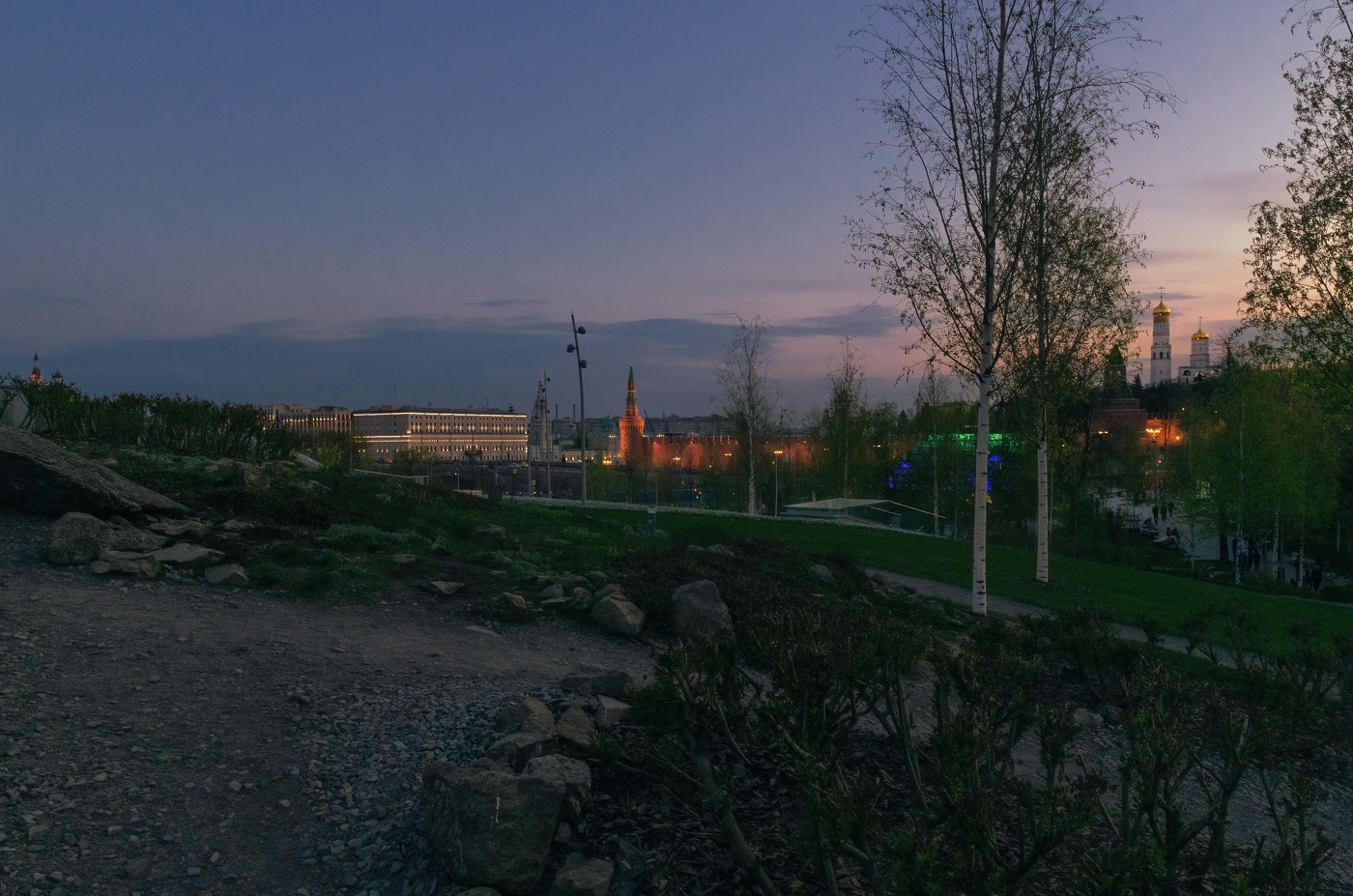 Вид на Кремль со стороны Зарядья