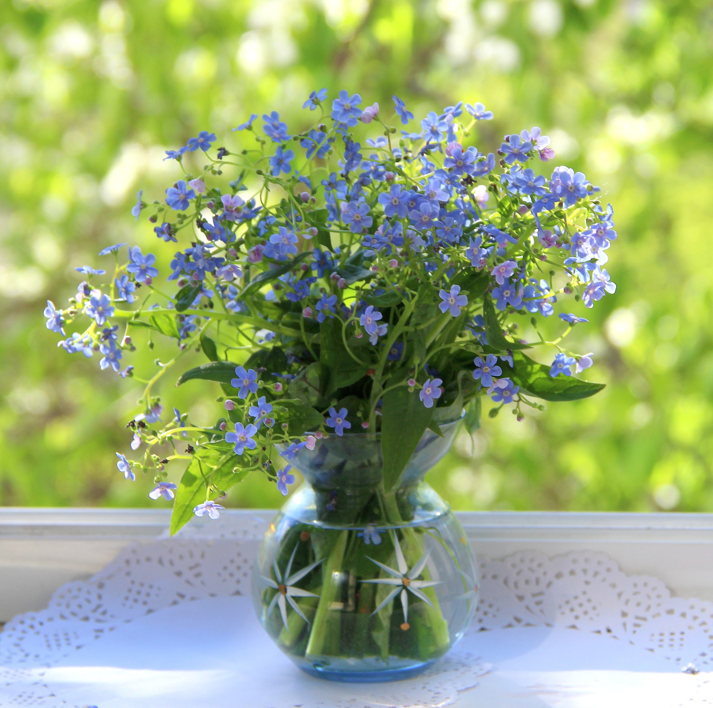 Букетик незабудок!