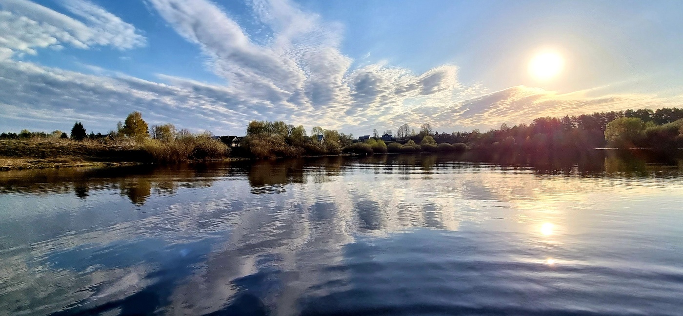 Восход солнца в мае...