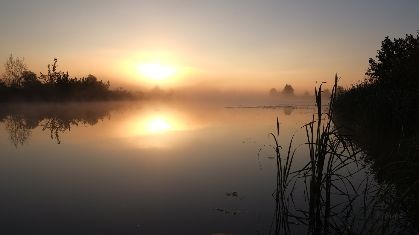 Тишина на рассвете.