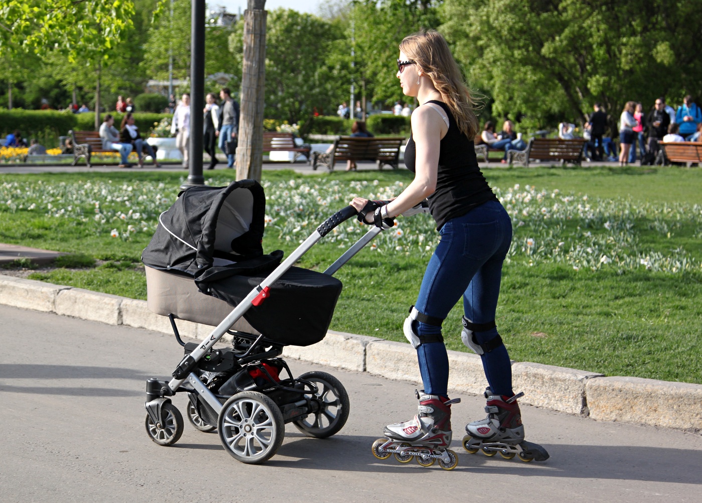 На прогулке