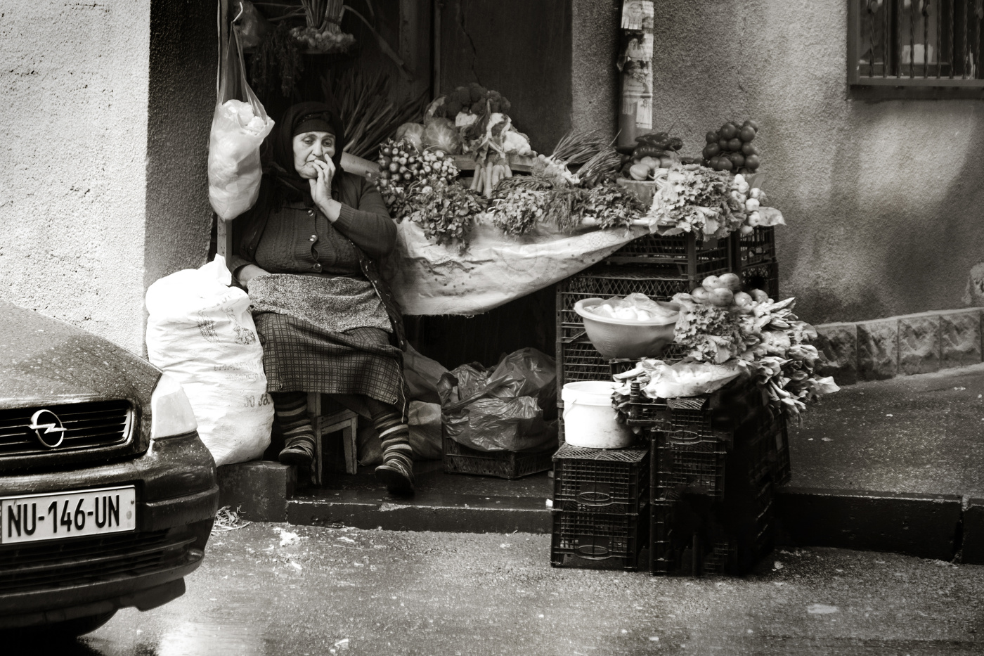 Продавщица фруктов