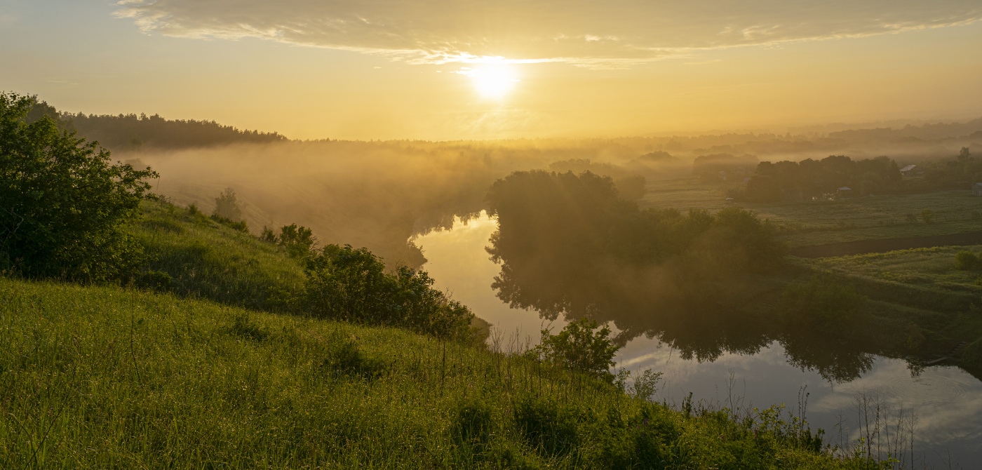 тёплый июньский восход