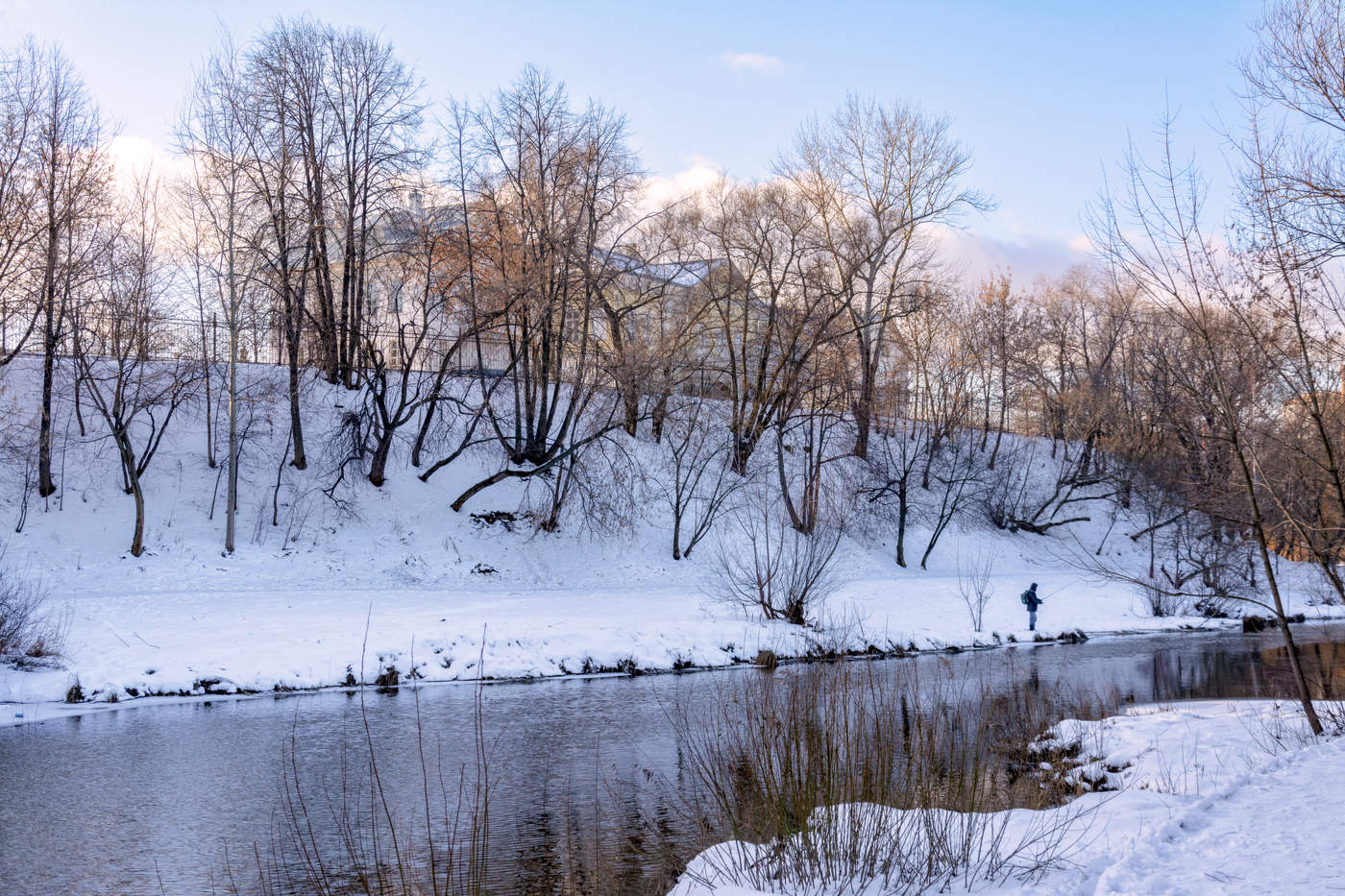 Зимнее утро на Яузе