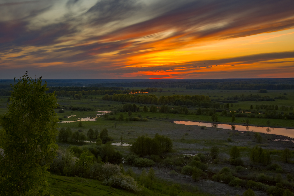 Закат над Быковкой