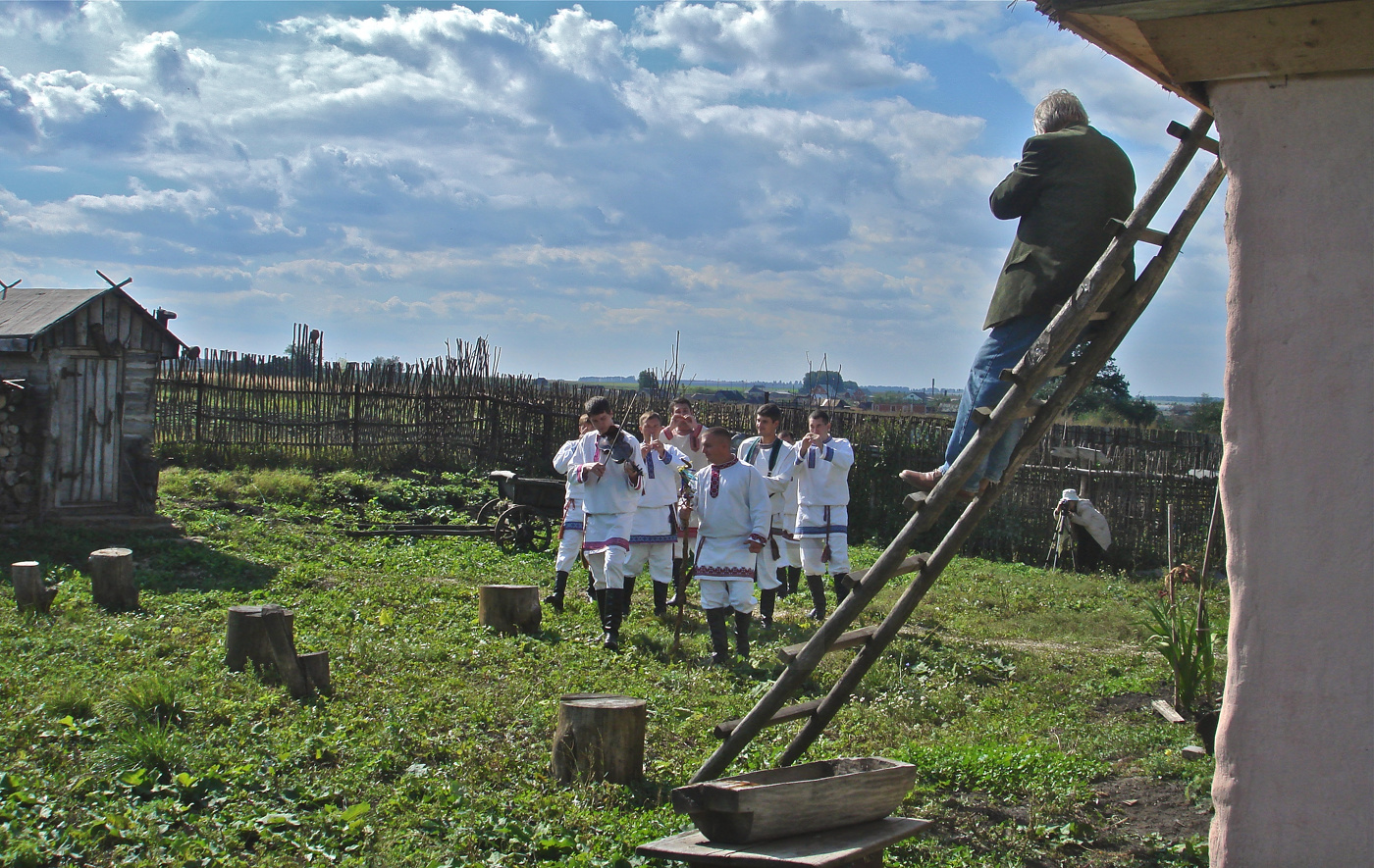 Пеньки во дворике...