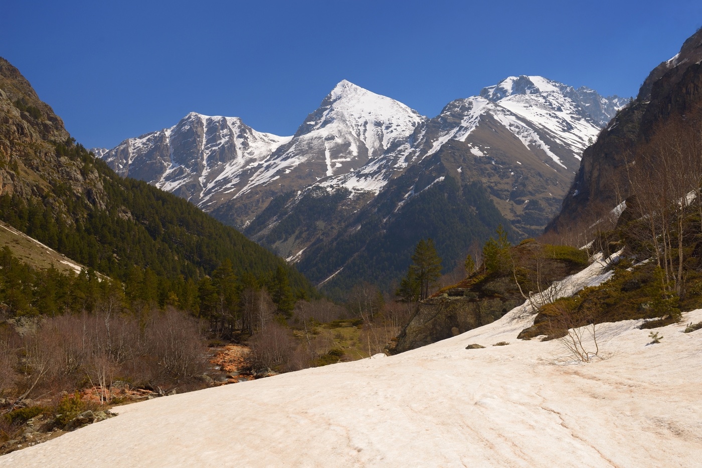 Весна в горах