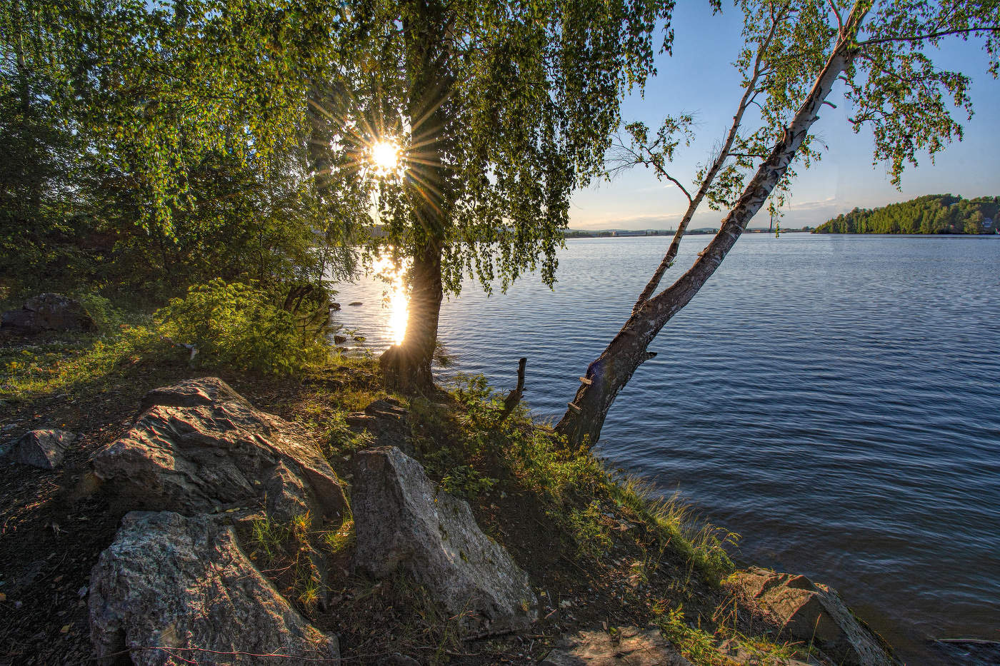Вечернее солнце