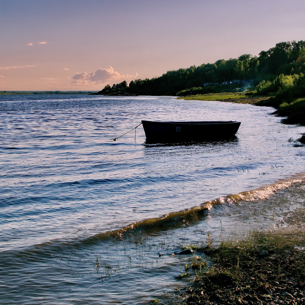 **Летним вечером.*