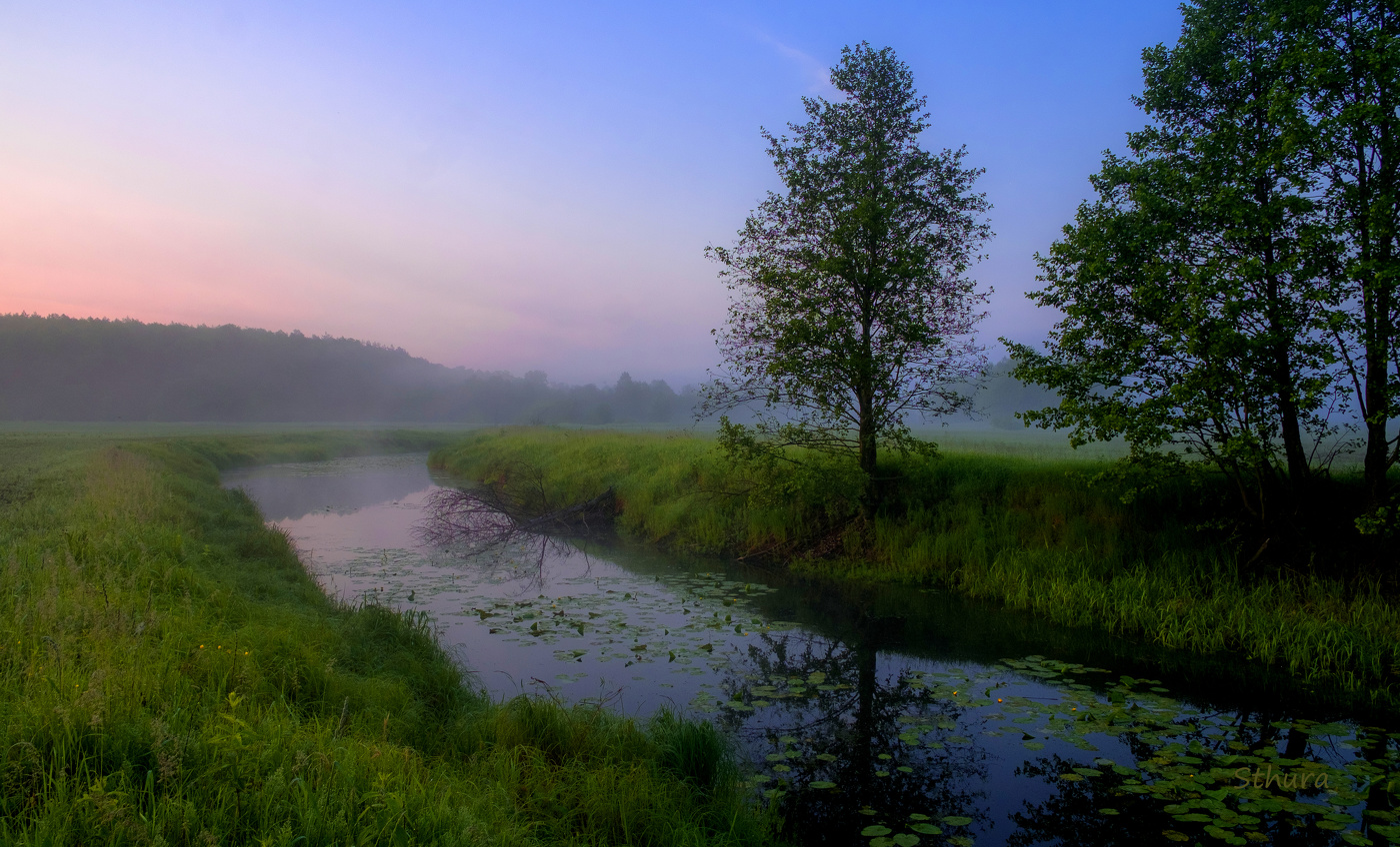 Утренний пейзаж.