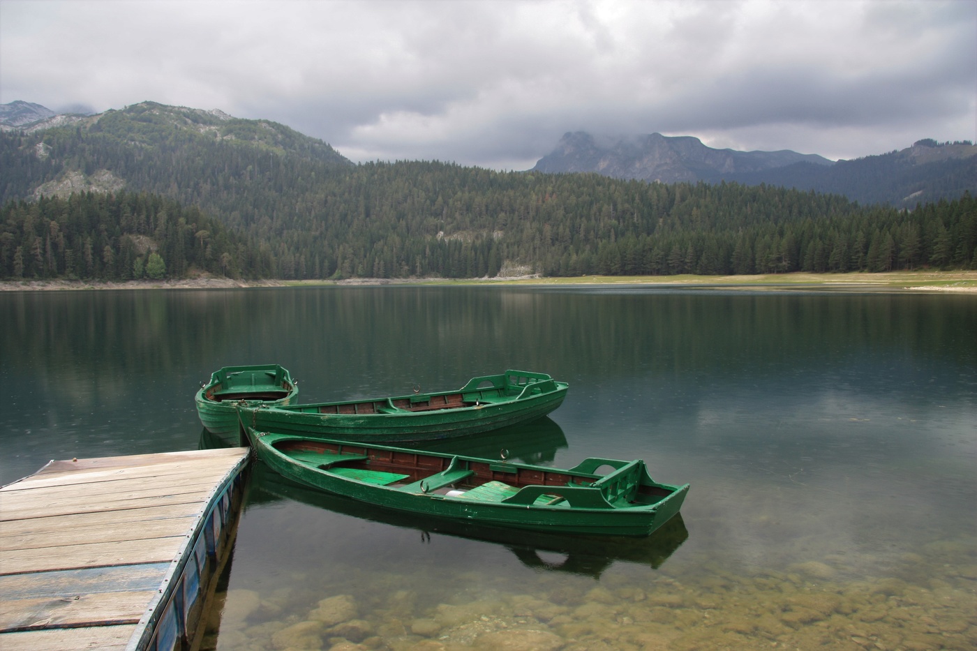 Горное озеро...