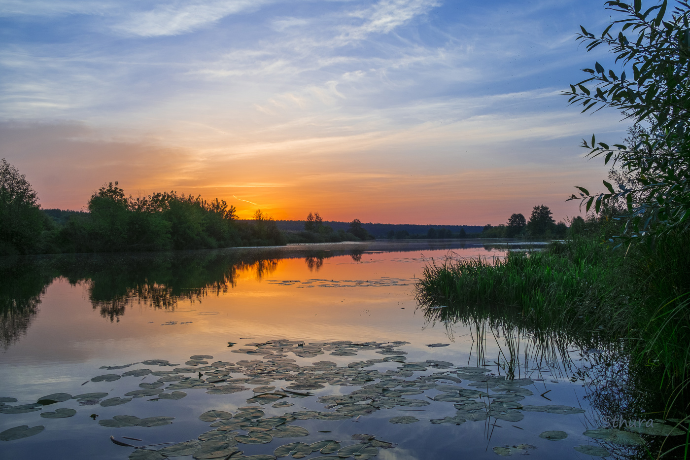 Осенний рассвет.