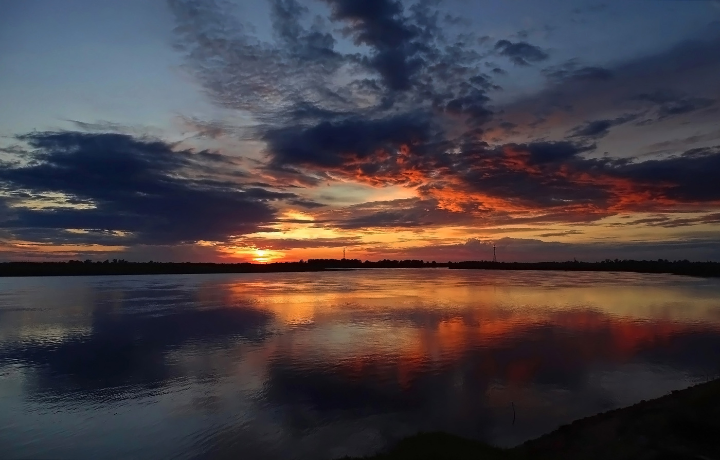 Обский закат