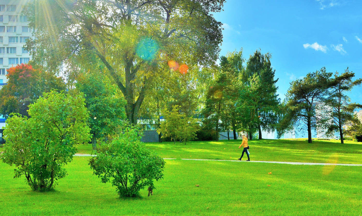 Осенний, теплый вечерок ...