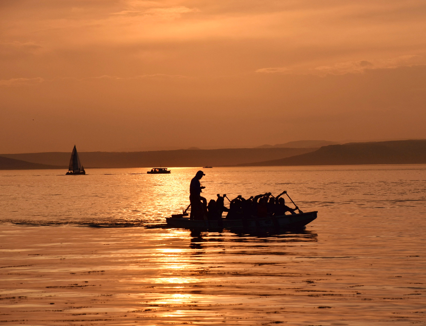 Идем в золотом море...