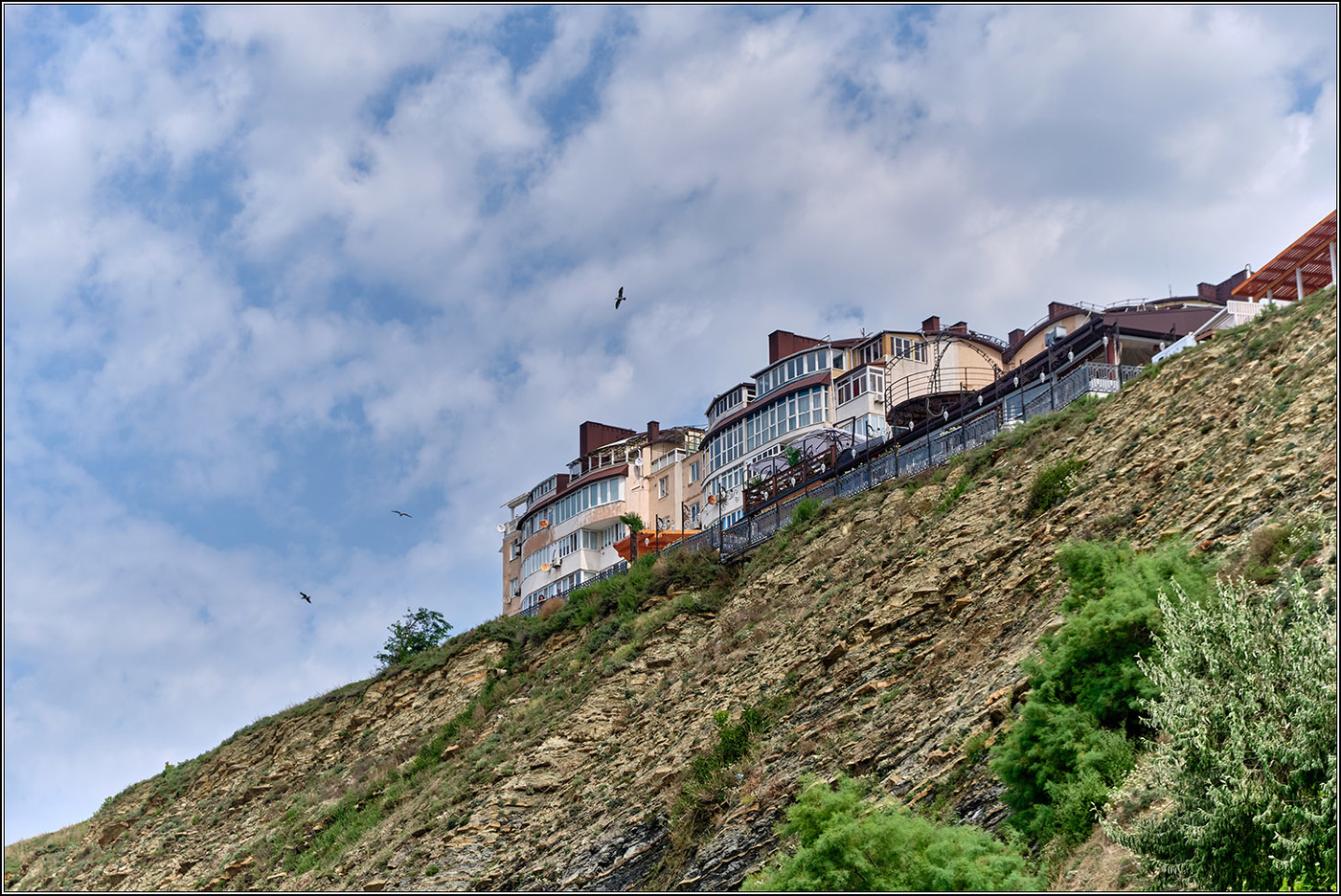 Высокий берег.