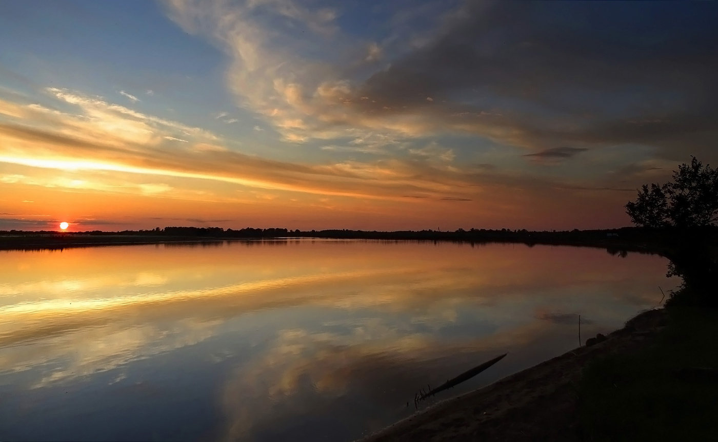 Обский закат