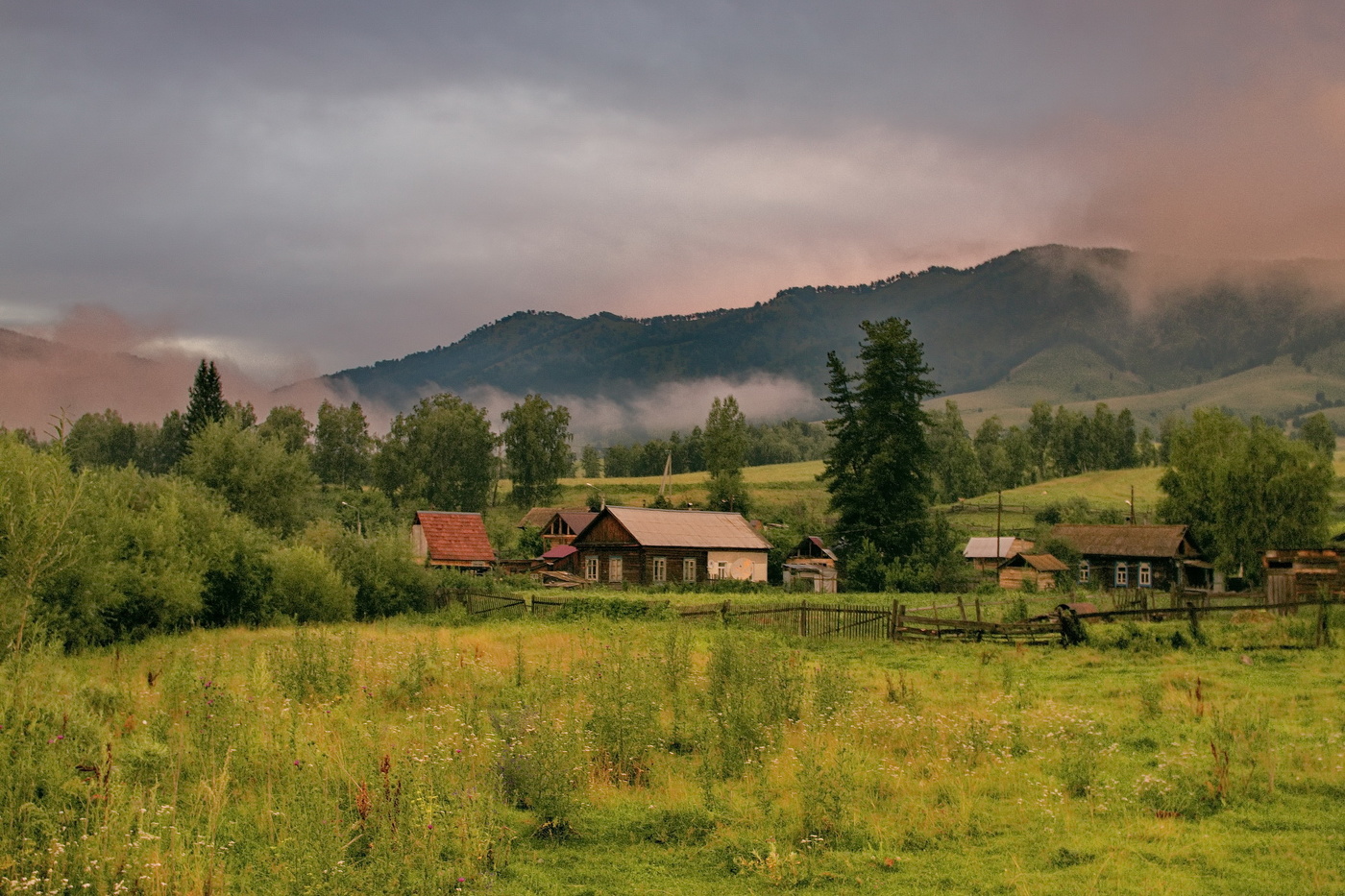 Вечер после дождя.