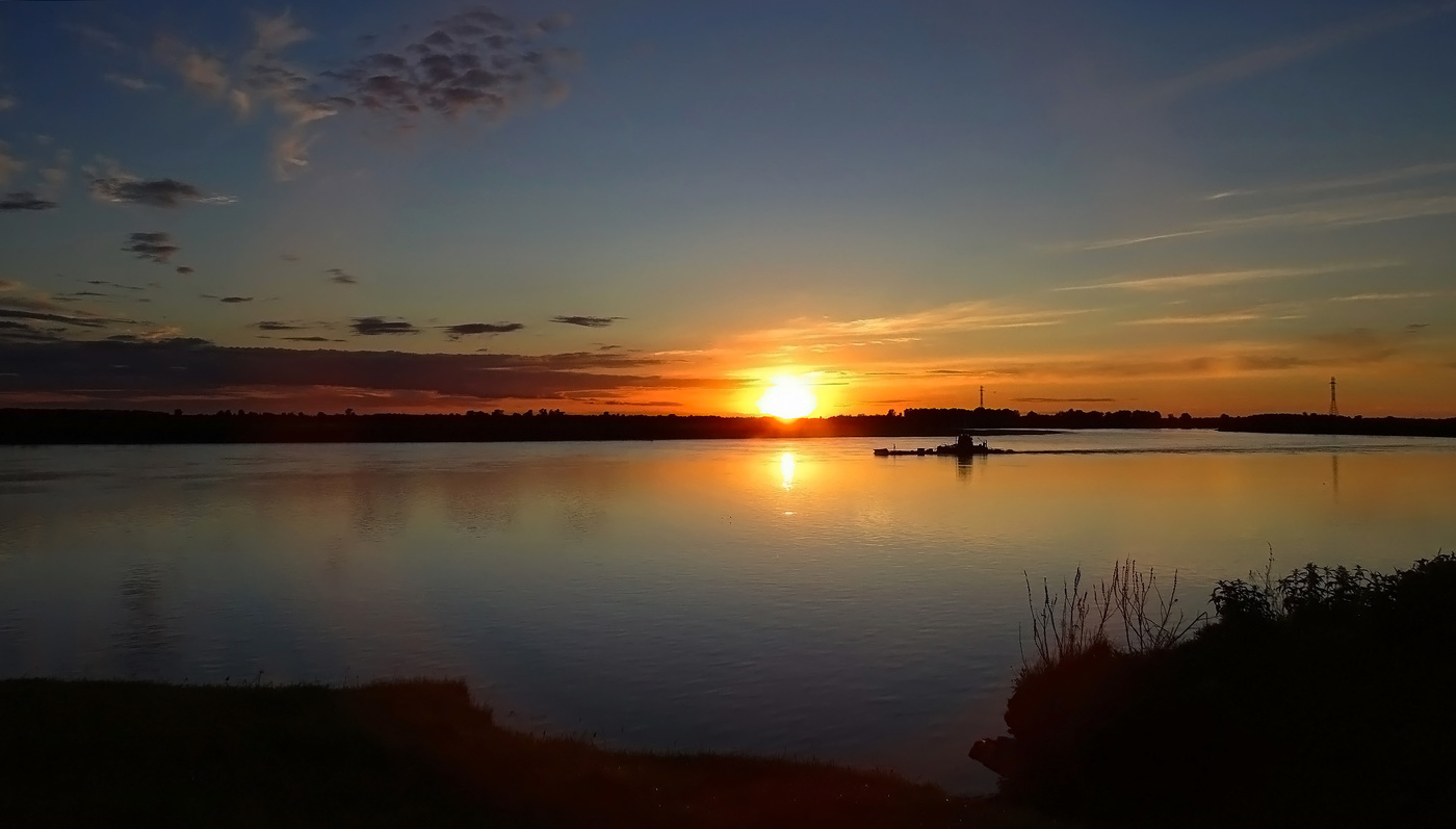 Обский закат