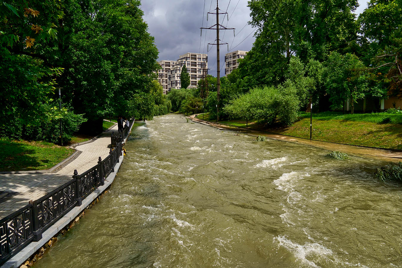 Салгир разбушевался