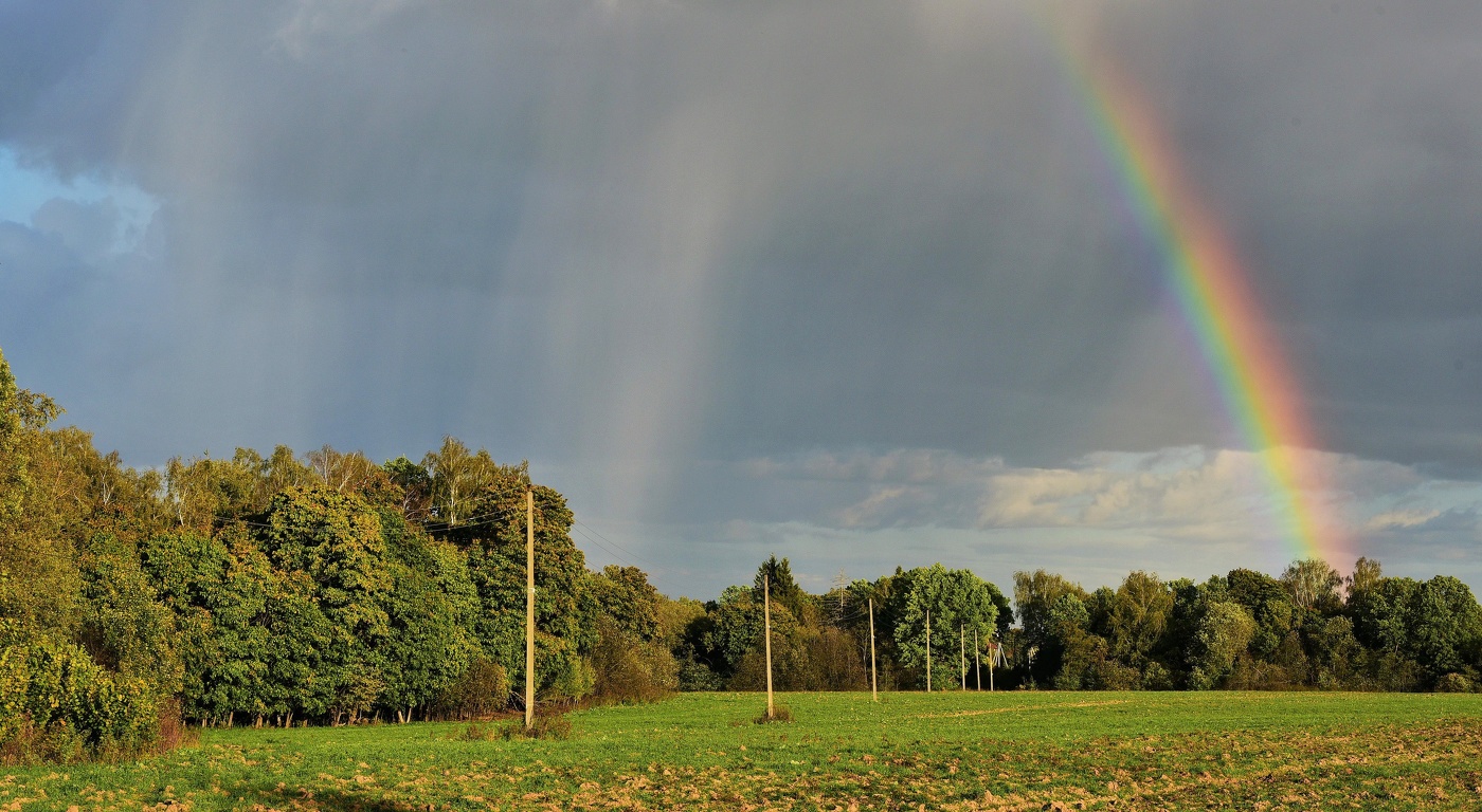 Радужный дождь ...