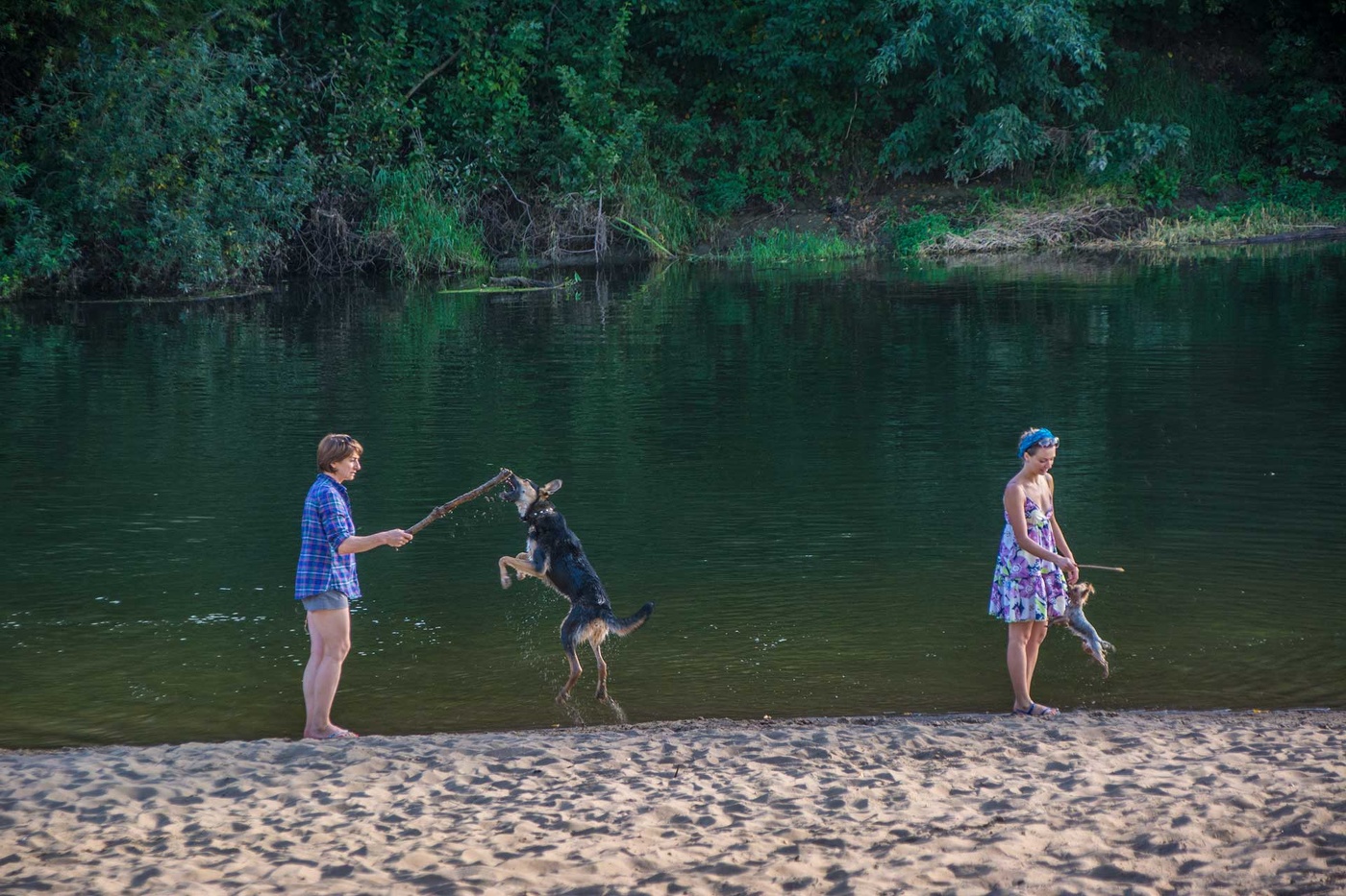 Хотылёво. Дачники.