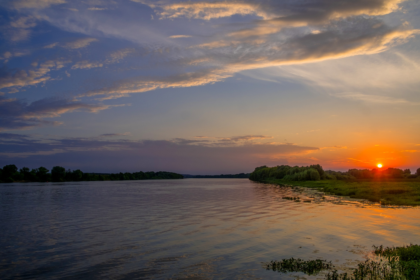 Вечерняя Ока.