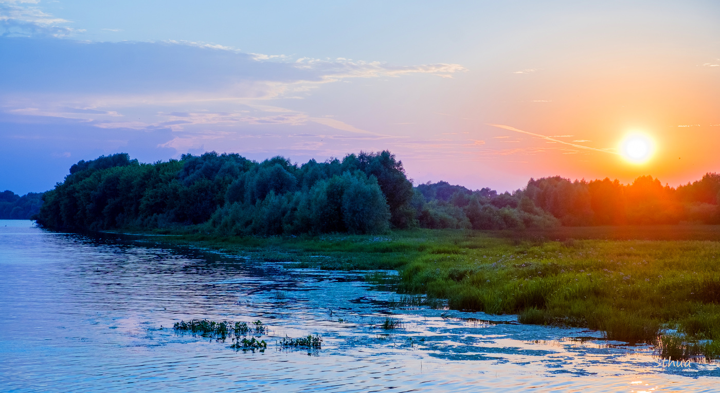 Летний вечер.
