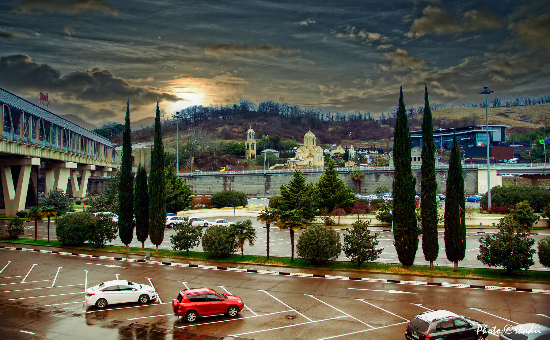 В аэропорту.