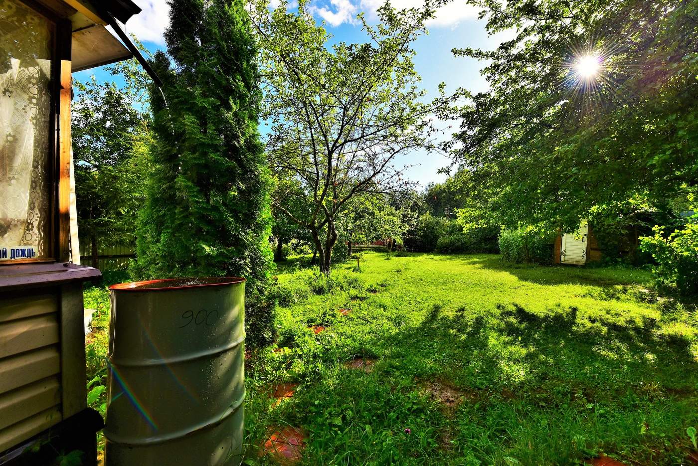 "Просто летний дождь прошел, обычный летний дождь..."