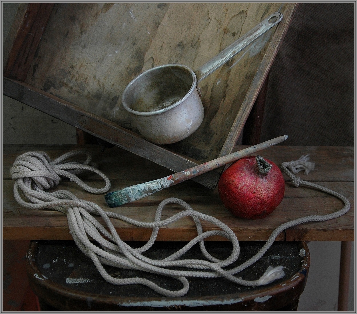 ... Этюд с гранатом .....