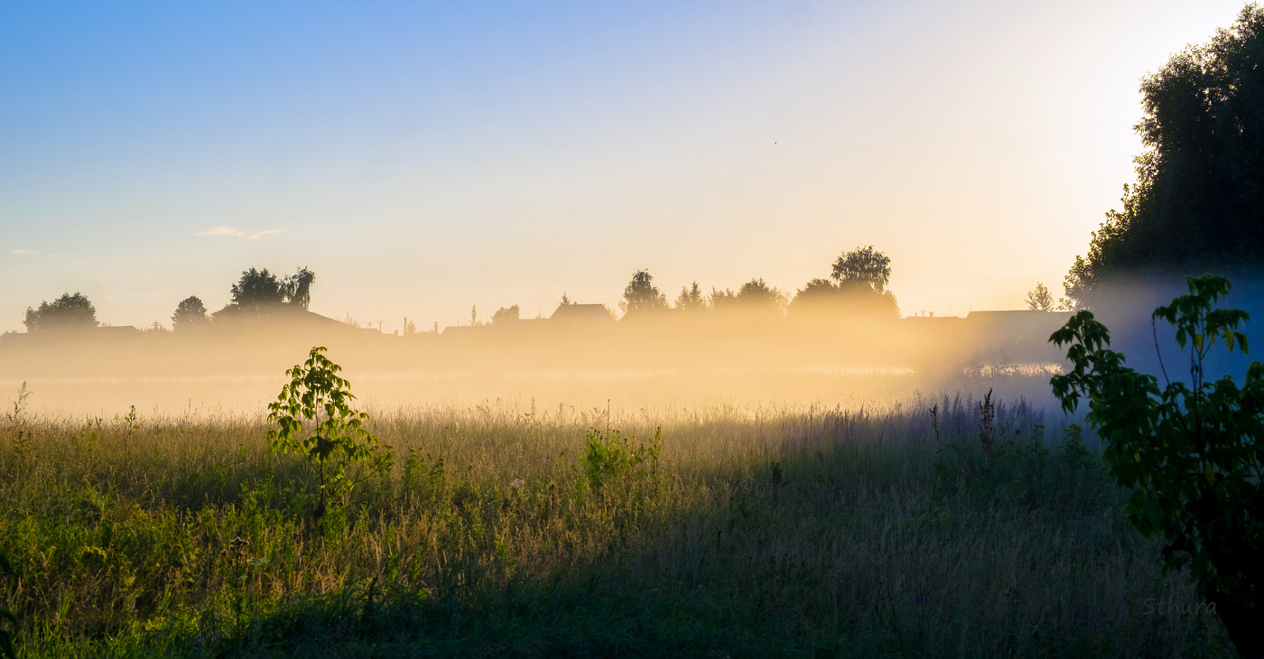 Утренний туман.