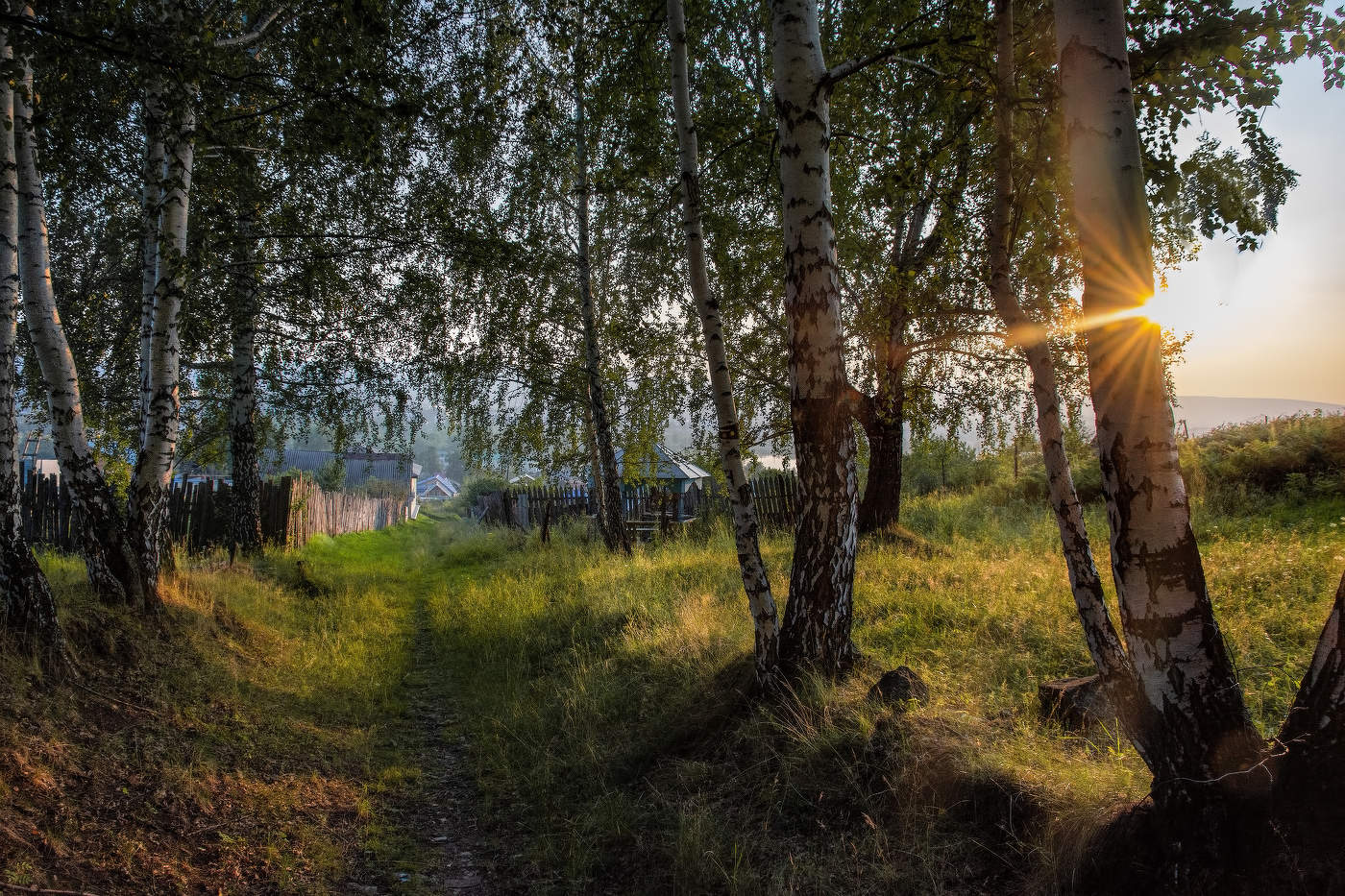 Вечер на околице