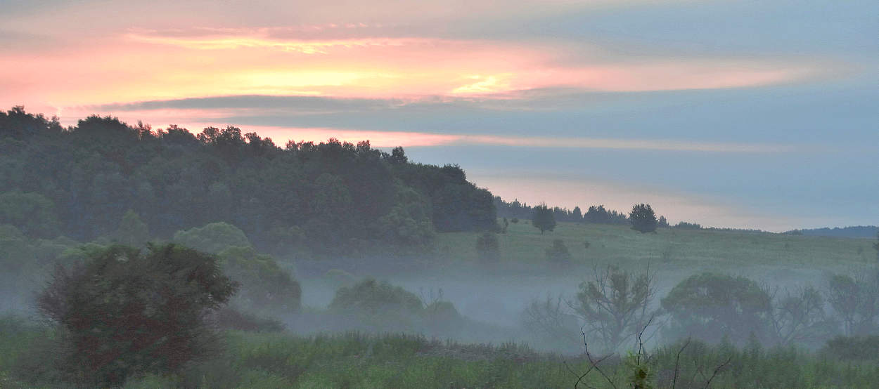 Заря утренняя занималась