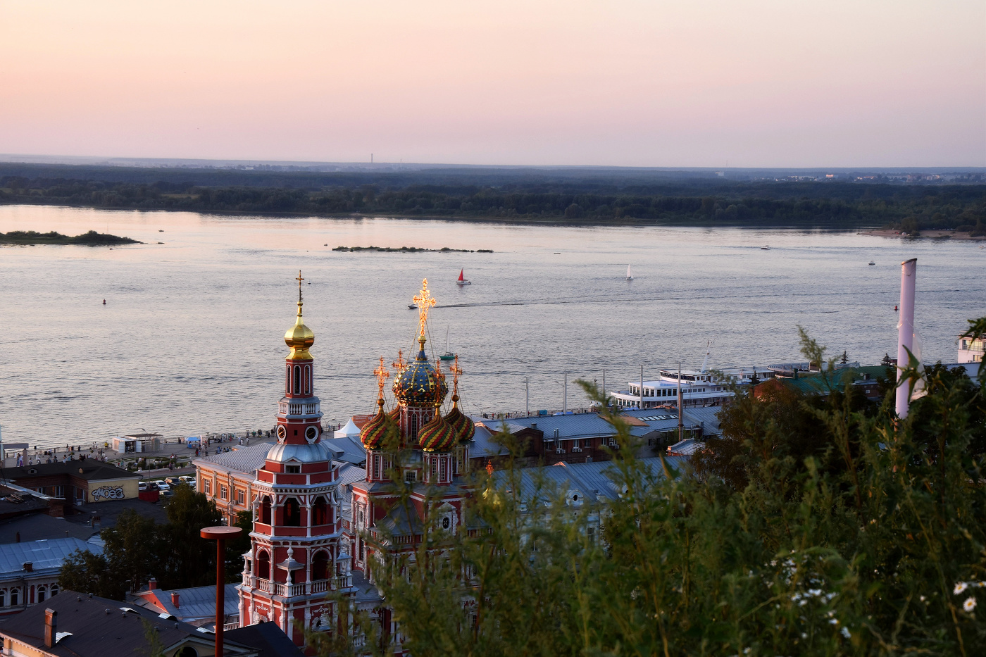 В лучах заката