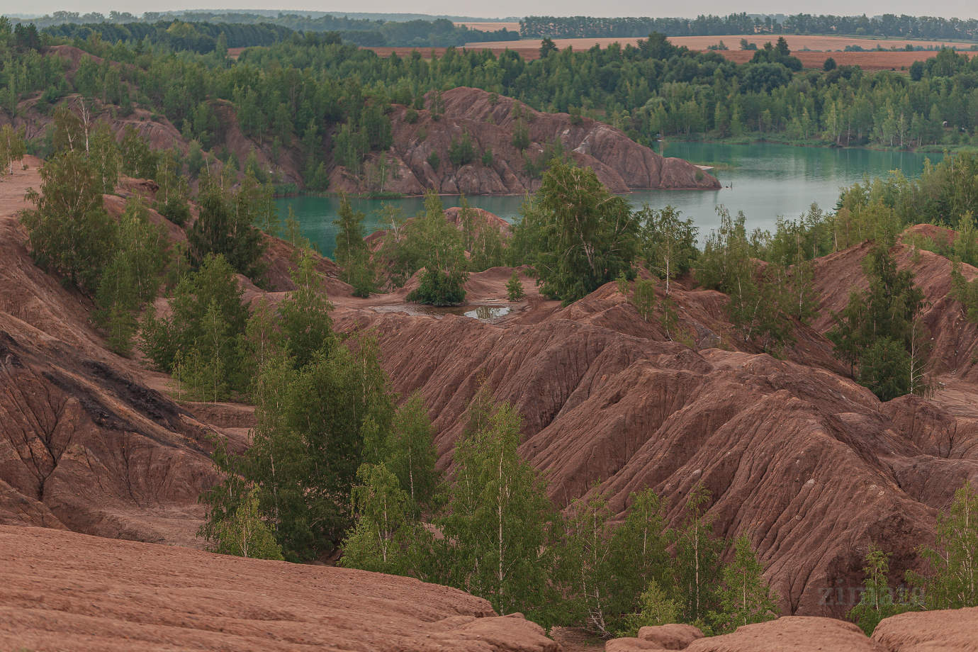 Кондуки, голубые озера