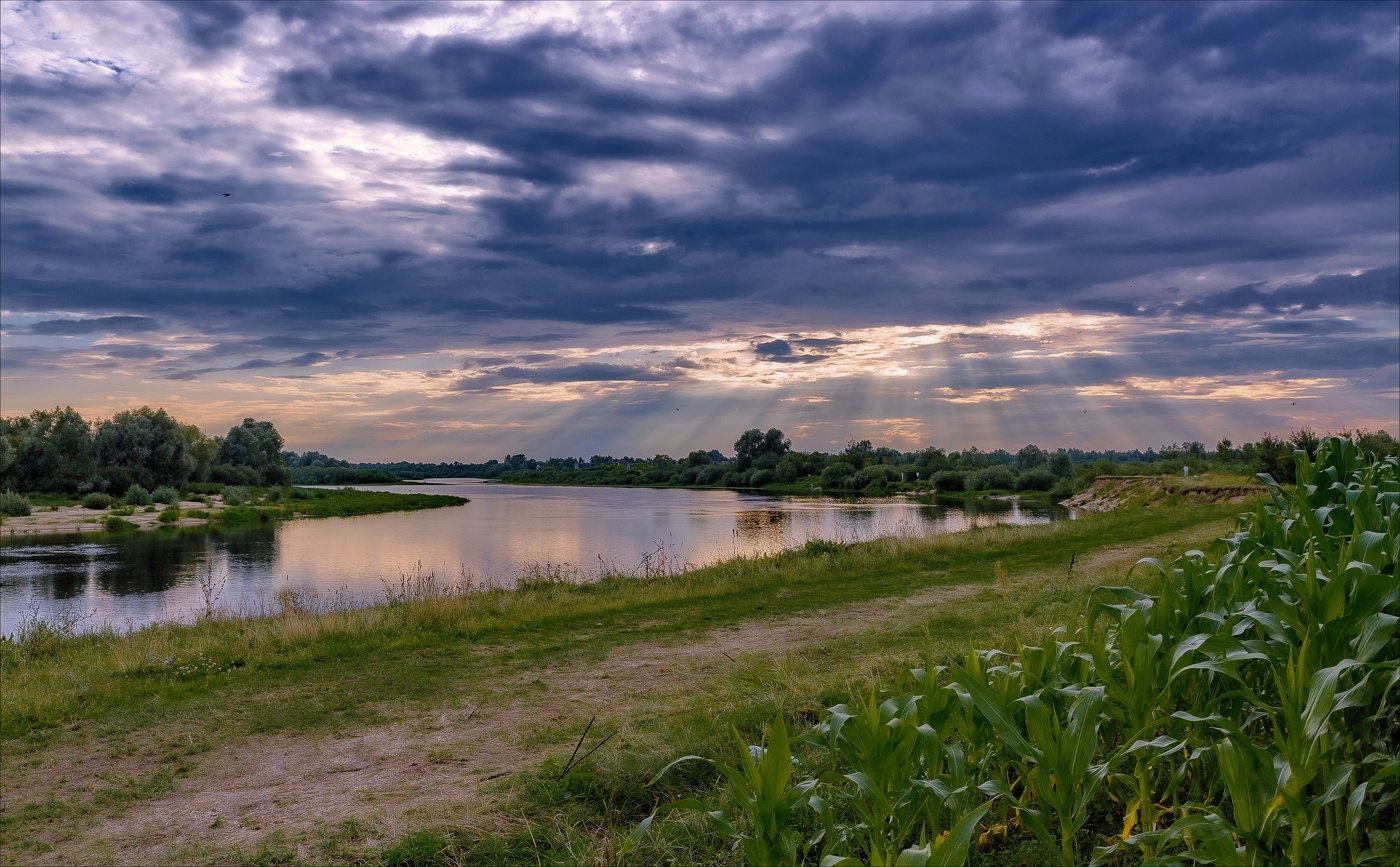 Летний вечер.