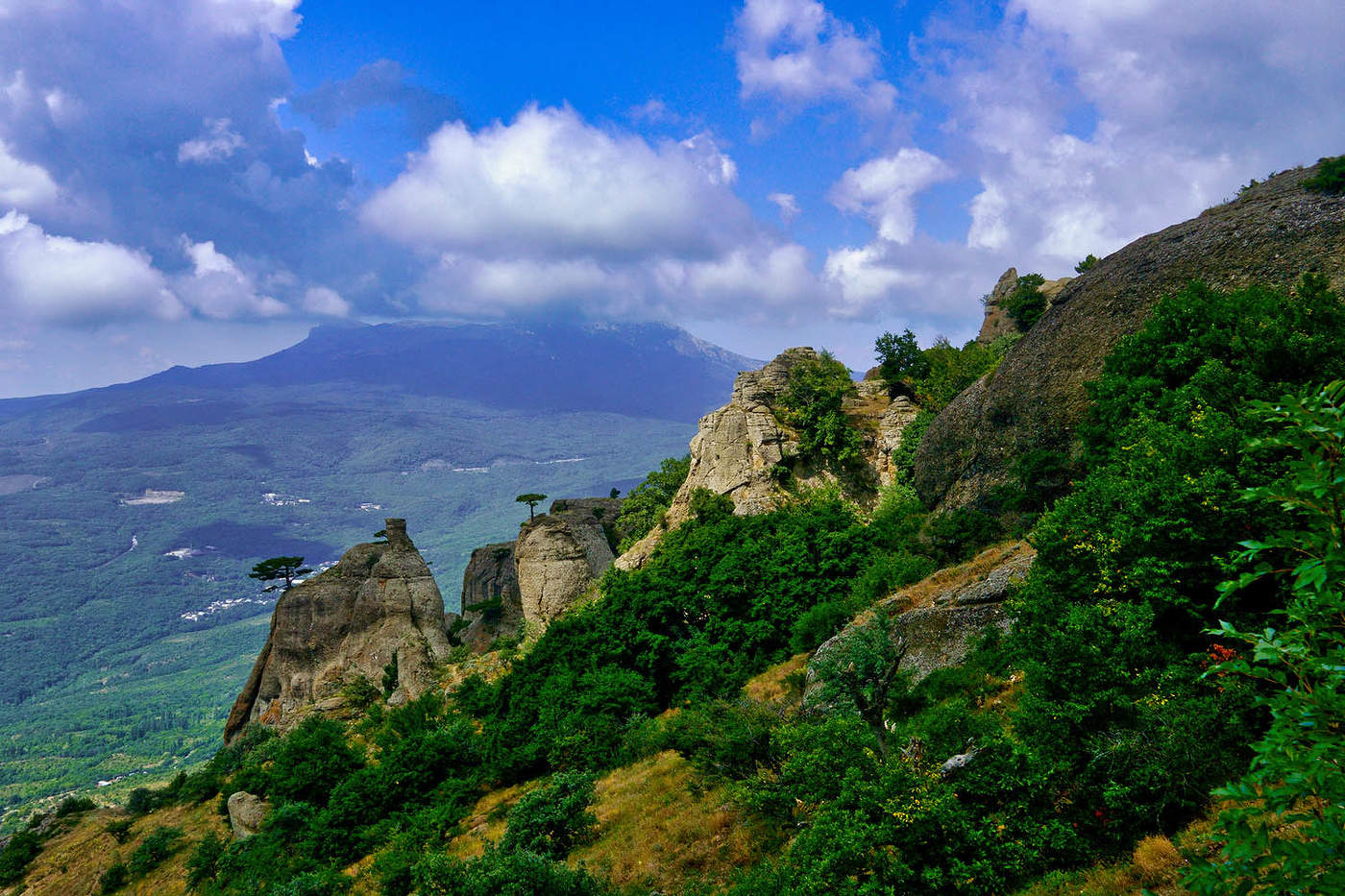 На склонах Южного Демирджи