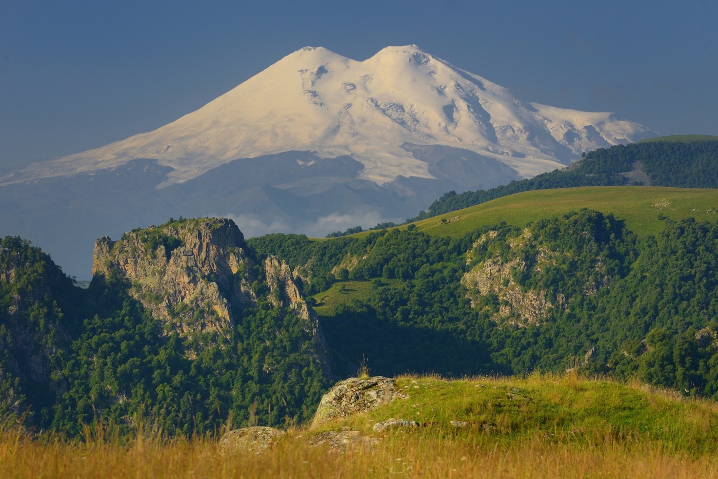 Утро в горах