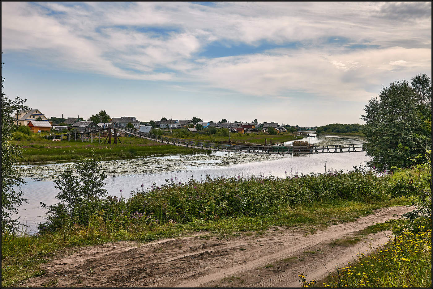 В окрестностях Северодвинска.