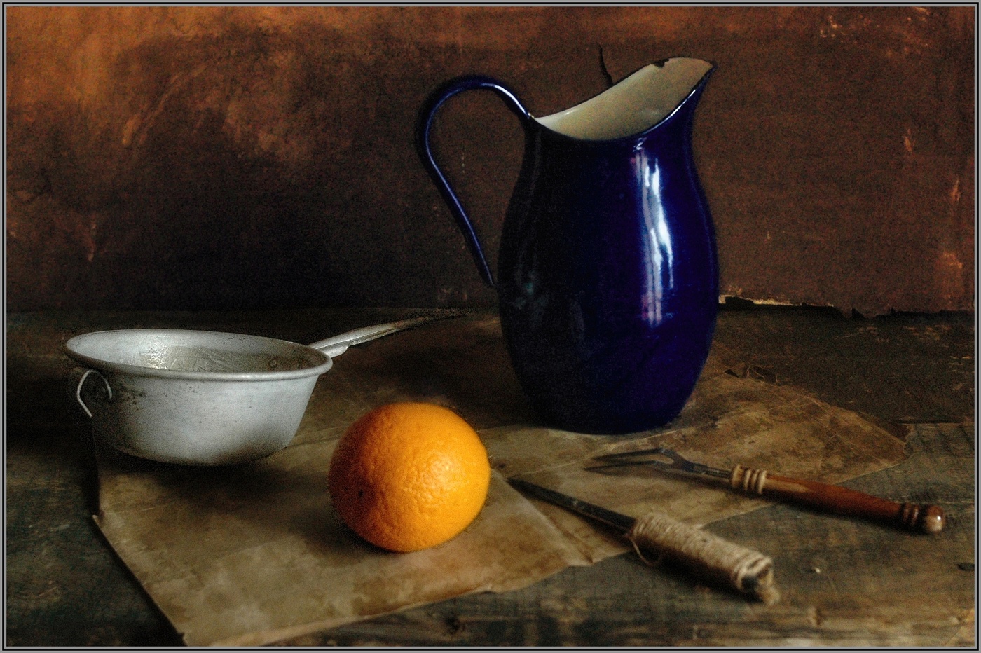 ....Этюд с апельсином ....