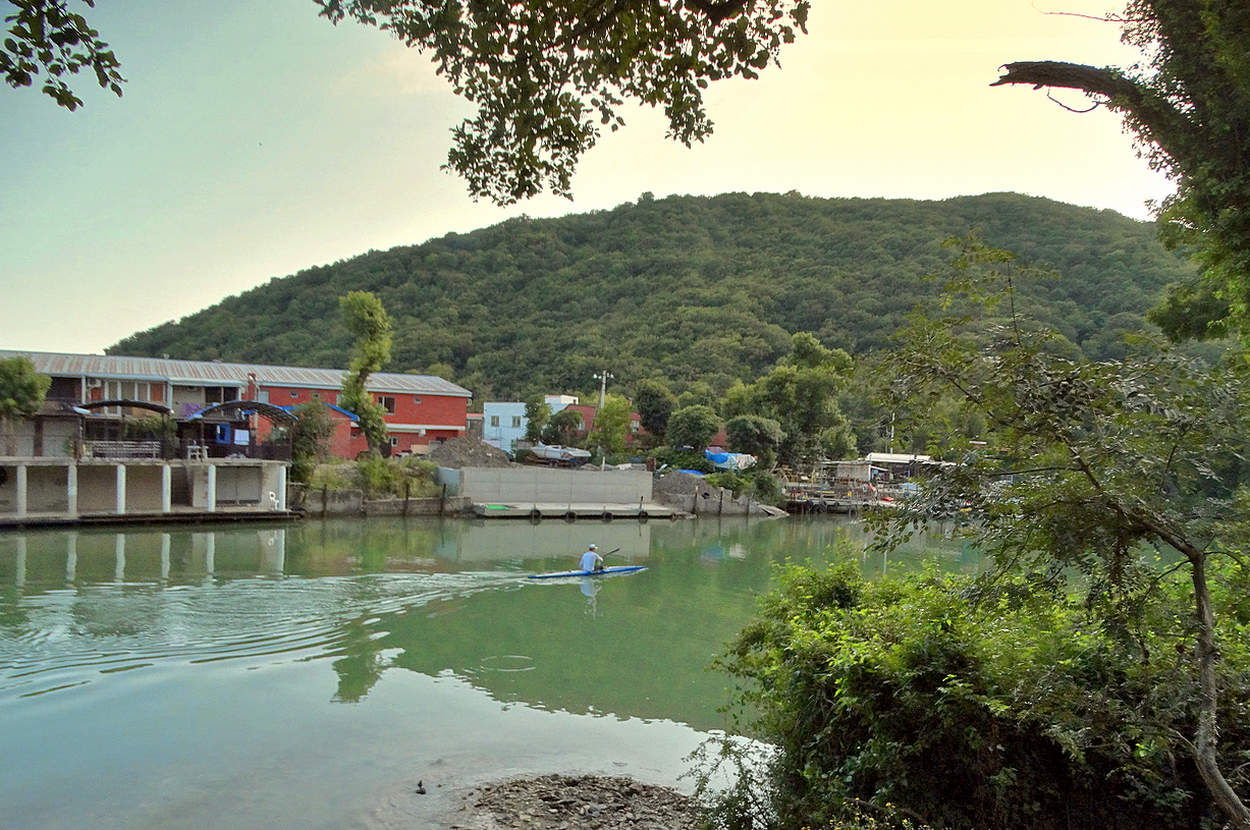 На байдарке по реке Шапсухо к морю