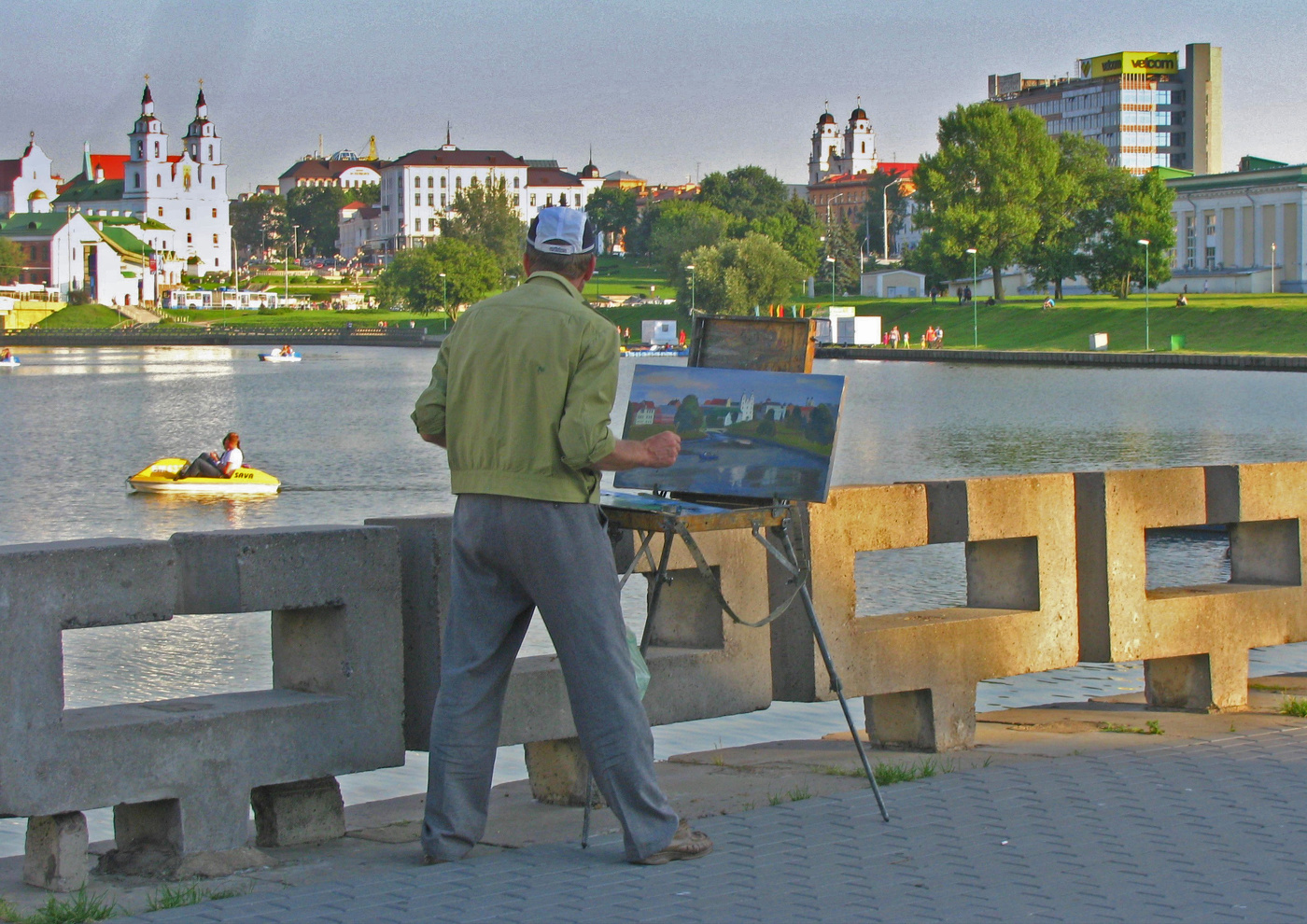 По старинке...