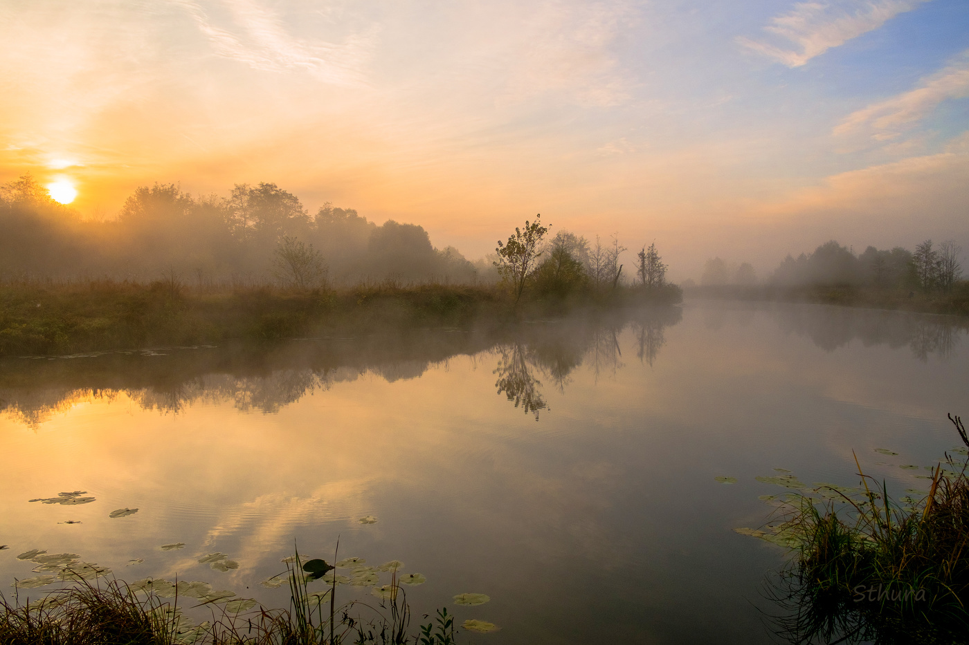 Осень. Рассвет.