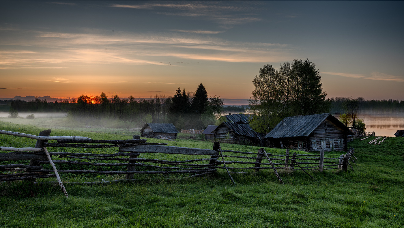 Деревенские рассветы