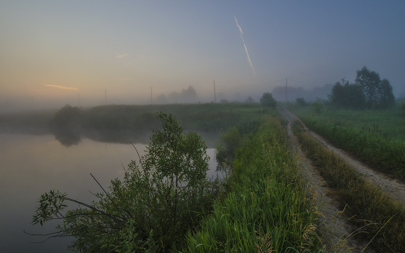Рассвет у плотины