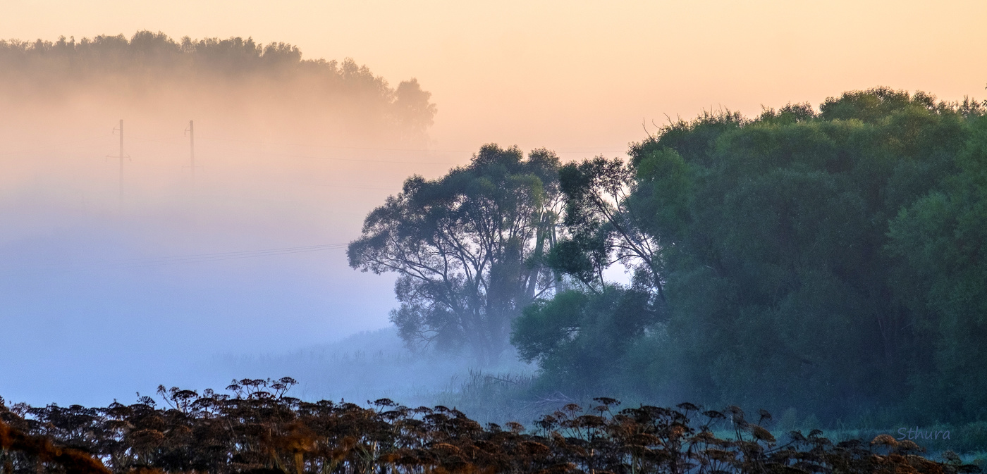 На речке Вазуза.