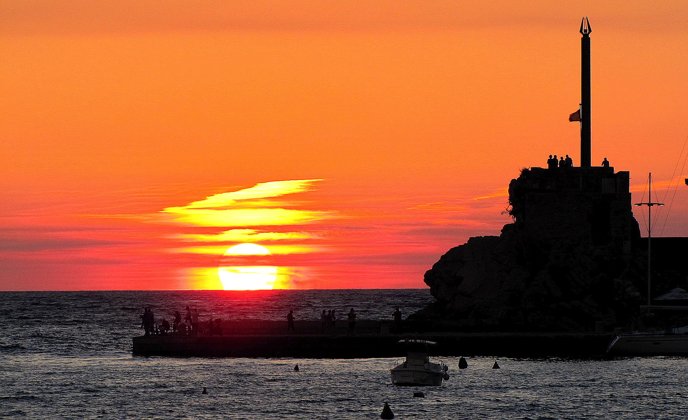 Закат над Адриатикой!